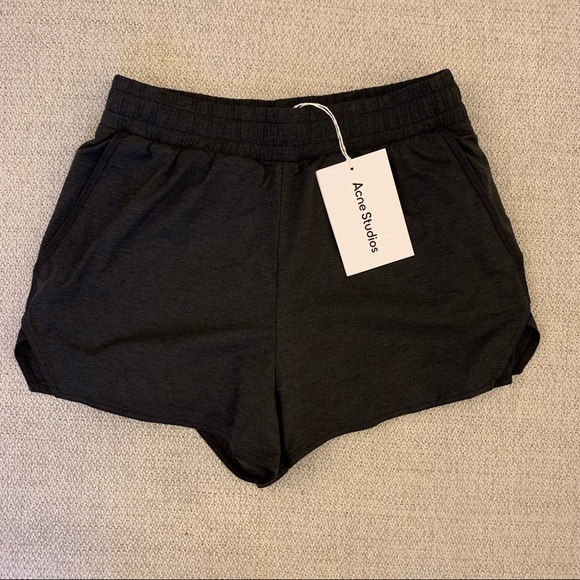 Acne Studios Gray Athletic Shorts - Picture 1 of 4